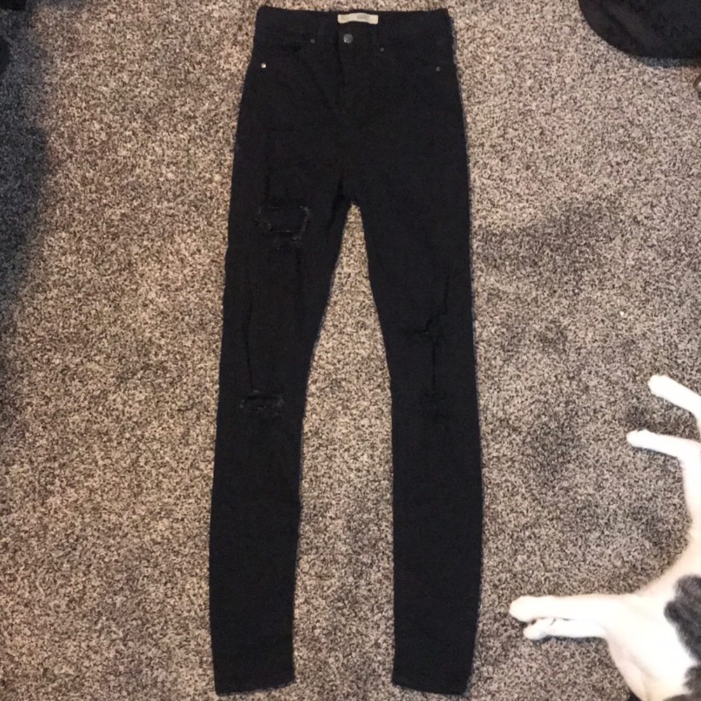 Topshop Jamie Black skinny jeans